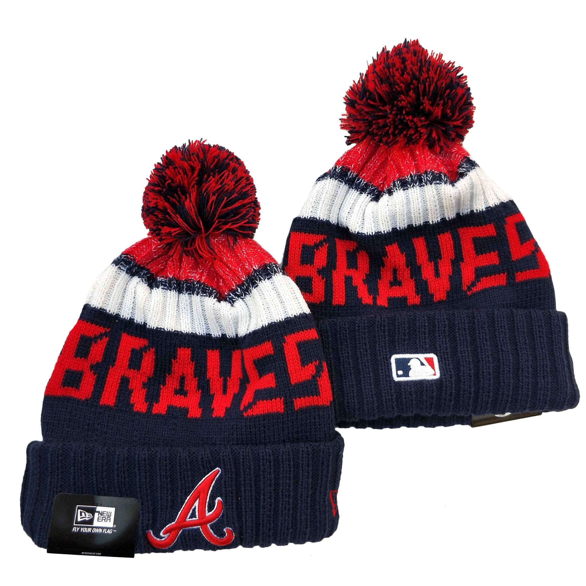 Atlanta Braves Knit Hats 001